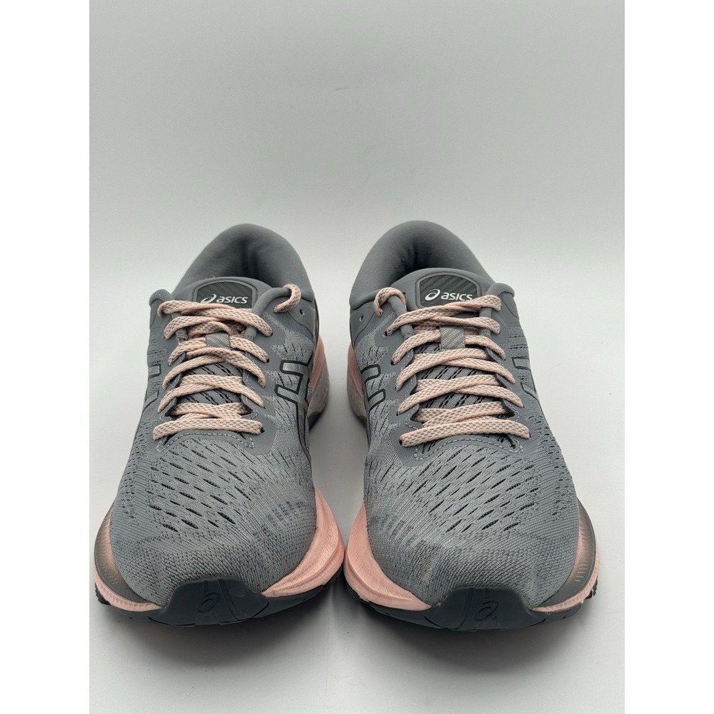 ASICS Gel-Kayano 27 Women's Running Shoes Size 9 Gray Peach 1012A649 - Picture 2 of 13